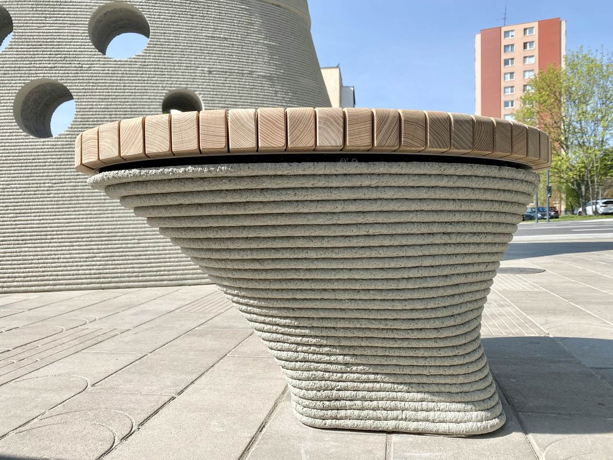 3DCP Stool, Photo: COLLARCH 